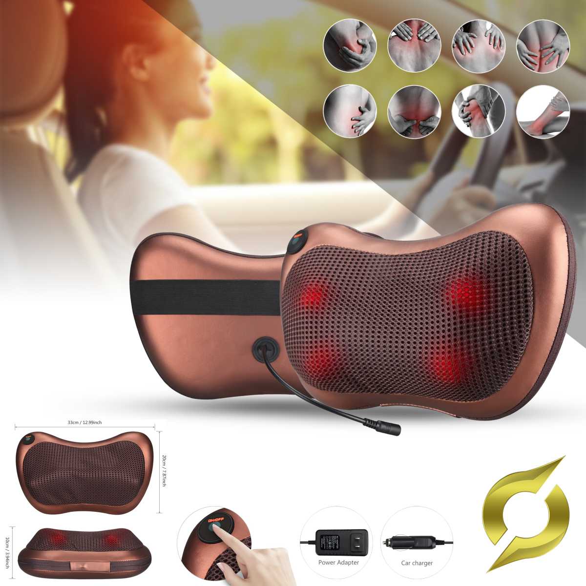 Shiatsu Masažna Blazina